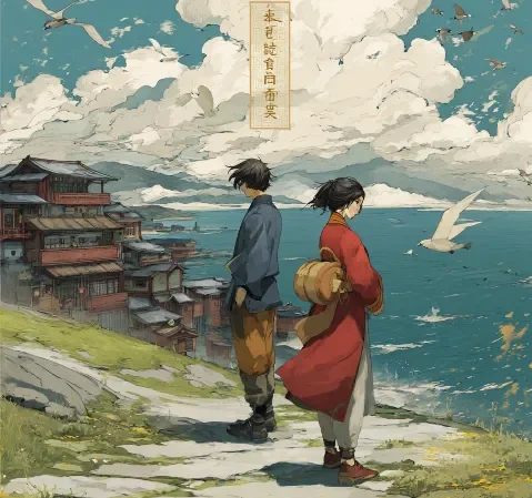 西瓜漫画首页主视觉：多种漫画题材封面陈列在书架上